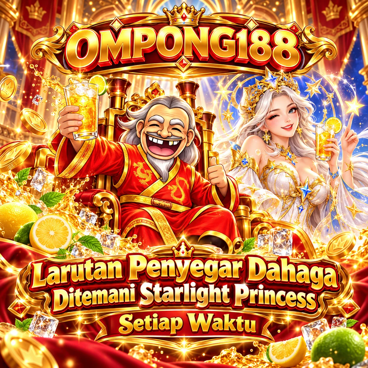 OMPONG188 : Larutan Penyegar Dahaga Ditemani Starlight Princess Setiap Waktu